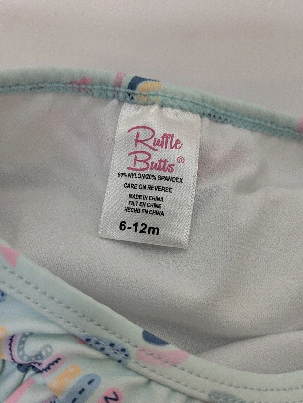 Ruffle Butts Rainbow 2 Piece Bikini 6-12m